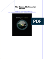 Full Download PDF of Society: The Basics, 5th Canadian Edition All Chapter