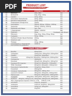 Bruck Product List