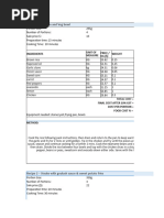 Standard Recipe Cards in Spreadsheet Format Chanpreet