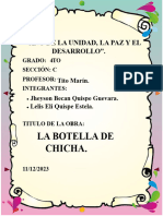 La Botella de Chicha (Julio Ramón Ribeyro)