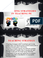 Teaching Strategies in Teaching PE 1