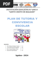 Plan de Tutoría y Convivencia 3° - 2024