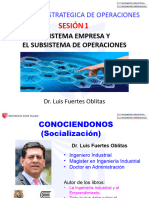 Sesión 1 El Sistema Empresa y El Sub Sistema Operaciones