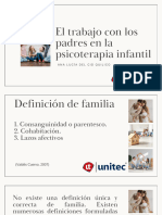 El Trabajo Con Los Padres en La Psicoterapia Infantil