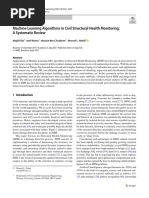 Machine Learning Algorithms in Civil Structural Health Monitoring: A Systematic Review