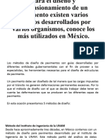 Dimensionamiento de Un Pavimento Existen Varios Métodos Desarrollados Por Varios Organismos