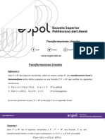 Semana - 8 - Transformación Lineal