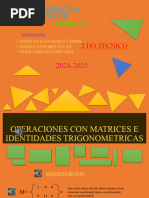 Operaciones Con Matrices e Identidades Trigonometricas