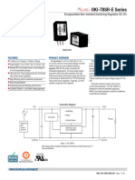 OKI-78SR-E Series: Encapsulated Non-Isolated Switching Regulator DC-DC