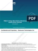 PM8916 Voltage Mode Battery Monitoring System Driver Overview