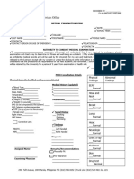 Medical Examination Form