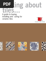 Talking About Tiles... : A Guide To Buying, Installing and Caring For Ceramic Tiles