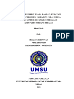 Pengaruh Kredit Usaha Rakyat (Kur) Tani Terhadap Produksi Usahatani Cabai Di Desa Pulau Gambar Kecamatan Serba Jadi