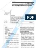 NBR 13133 - Execuçao de Levantamento Topografico