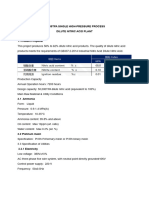 50000TPA Dilute Nitri Acid Plant Proposal Technical