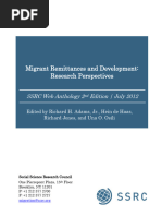 De Haas Adams Jones Osili 2013 Migrant Remittances and Development Research Perspectives