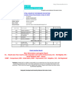 Secondary School Examination (Class X) 2023