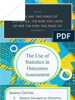 MODULE 10 The Use of Statistics in Outcomes Assessment