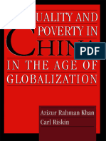 Azizur Rahman Khan, Carl Riskin - Inequality and Poverty in China in The Age of Globalization-Oxford University Press (2001)