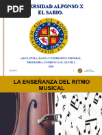 El Ritmo Musical y El Lenguaje de La Música.