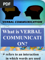 Verbal Communication