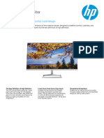 HP M27F Monitor Datasheet