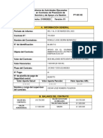 Informe de Actividades Ejecutadas ROMULO JOSE SIERRA