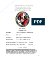 Informe 5 Conminucion de Concebtracion de Minerales 1