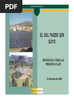 IDAE Presentacion Energia Solar Fotovoltaica 2005