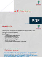 Unidad # 3, Procesos