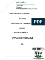 2021 MARITIME ECONOMICS GRADE 11 STEP AHEAD TEACHER GUIDE Final Final