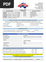 Job Application Form - Word Format