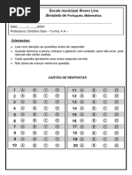 SIMULADO 1 TRIMESTRE 4 Ano