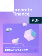 Corporate Finance Hands-On Training Program