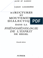 Pierre-Jean Labarrière - Structures Et Mouvement Dialectique Dans La Phénoménologie de L'esprit de Hegel (Aubier) - Libgen - Li