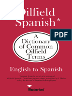 Oilfield Spanish : A Dictionary of Common Oilfield Terms