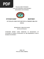 Yohannes Malko Internship Report