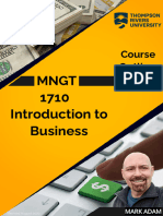 Course Outline Intro Business