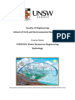 CVEN3501 Lecture Notes Hydrology