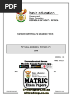 Physical Sciences P1 May-June 2018 Eng