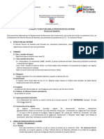 Normas para Redaccion de Informe de Pasantias