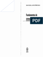 Bosque Muñoz y Gutierrez Rexach Fundamentos de Sintaxis Formal Cap 1 (Fragmento)