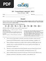 AP1 Geomorfologia Continental 2023.2