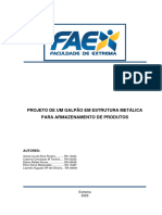 Entrega Coletiva Fase 3 - Projeto de Estruturas Metálicas