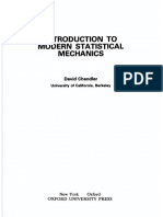 David Chandler - Introduction To Modern Statistical Mechanics