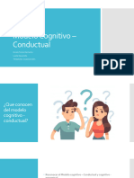 Modelo Cognitivo - Conductual