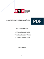 Semana 02 - Tarea - Redacción Preliminar de Un Texto Argumentativo para La TA1