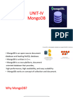 UNIT-IV MongoDB