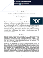 The Effect of Corrosion Inhibiting Dopants On The Chemical Deposition of Polypyrrole