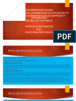 Tipos de Investigacion